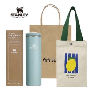 스탠리 텀블러 트랜짓 플립탑머그473ml 시폼(파우치+쇼핑백)
